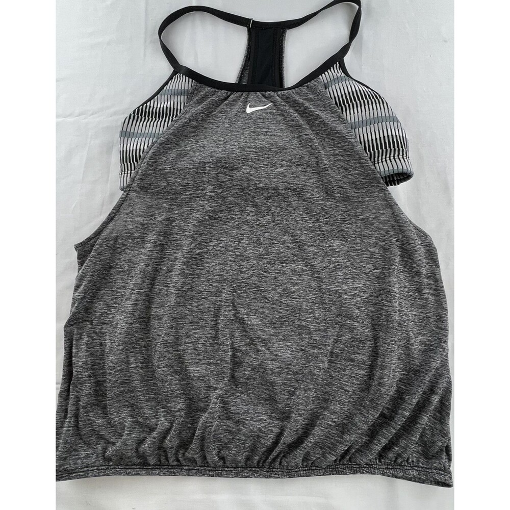 Nike Bra Tank Spaghetti Straps with Under Shirt Multicolor Size M